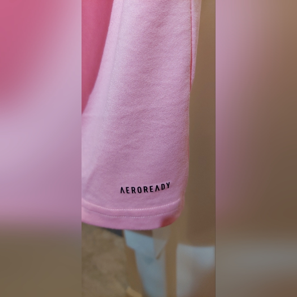 adidas Miami Inter Miami Pink Striped Short Sleeve Tee - Picture 7 of 7